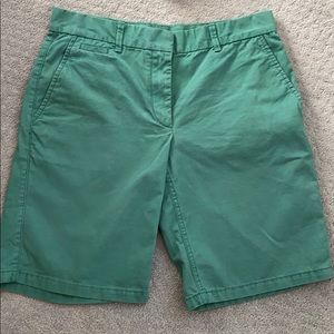 Gap khaki shorts, boyfriend roll up, green